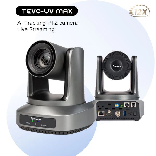 UV Max Auto izsekošana NDI SDI USB IP 12X 20X 30X PTZ konferences kamera