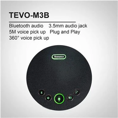 Bluetooth konferences skaļrunis ar 3M radio